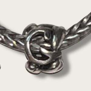 Trollbeads “Sterling Silver “G” Bead” – LAA 925 Marked – Alphabet Charm